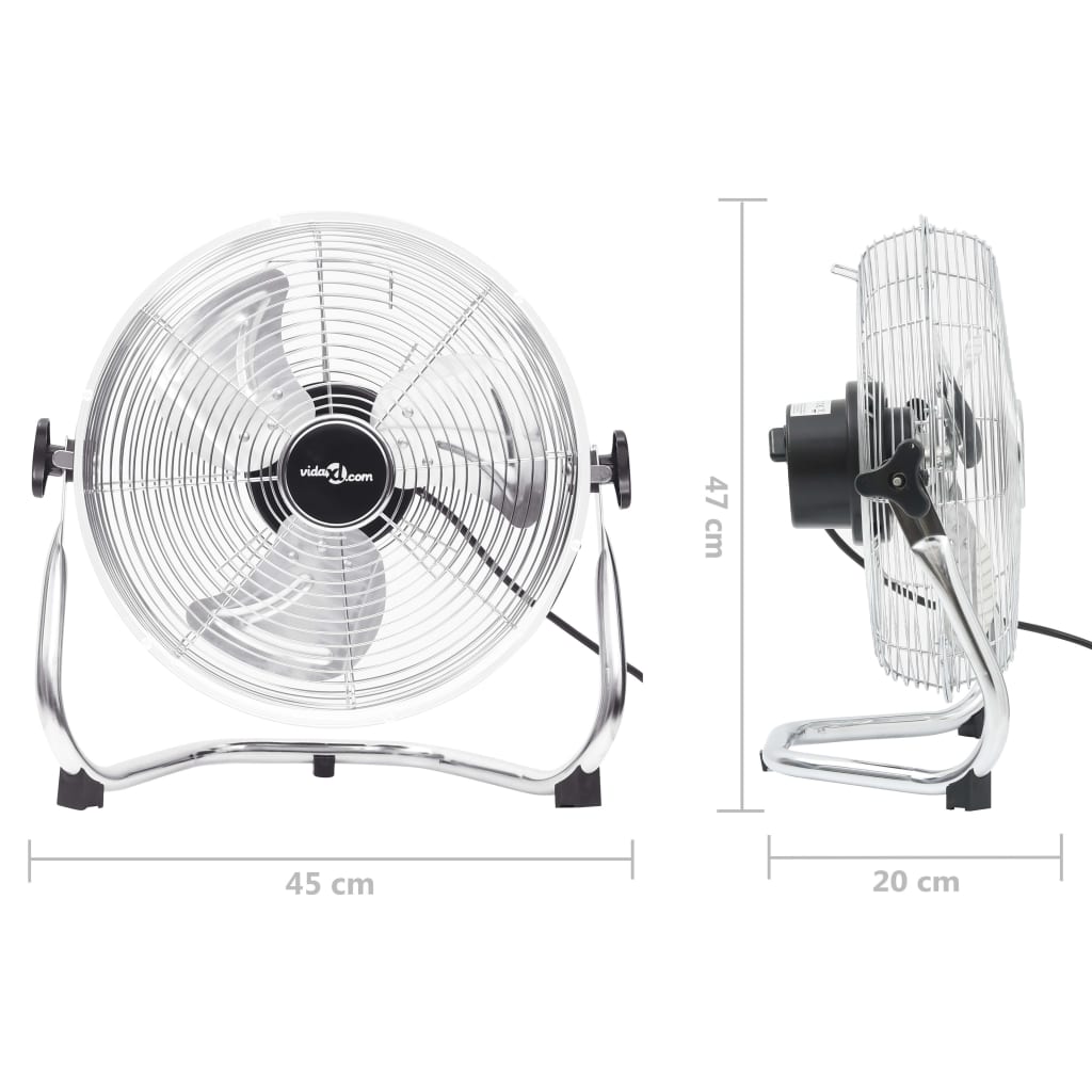 vidaXL Pastatomas ventiliatorius, 45cm, 3 greičiai, 60W