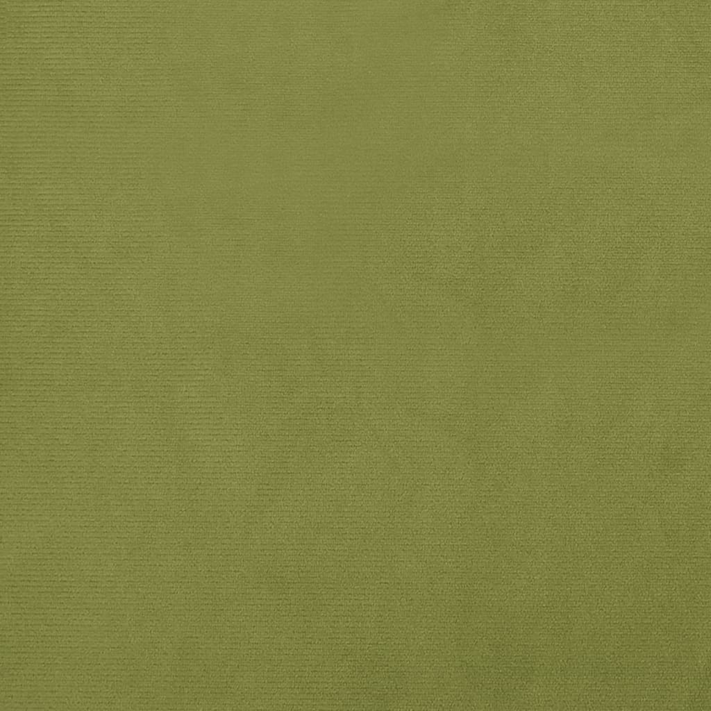vidaXL Pakoja, šviesiai žalios spalvos, 60x60x36cm, aksomas