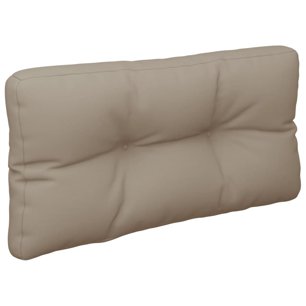 vidaXL Paletės pagalvėlė, taupe spalvos, 70x40x12cm, audinys
