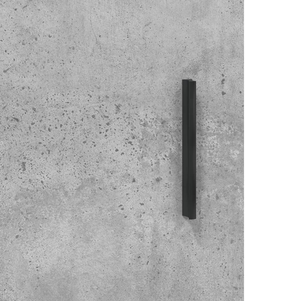 vidaXL Šoninė spintelė, betono pilka, 100x36x60cm, apdirbta mediena