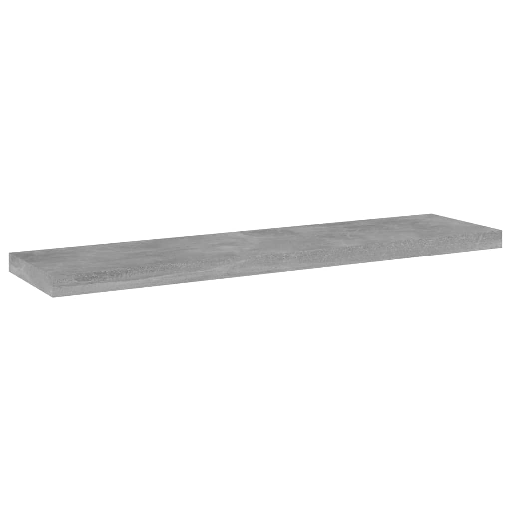 vidaXL Knygų lentynos plokštės, 4vnt., betono pilkos, 40x10x1,5cm, MDP