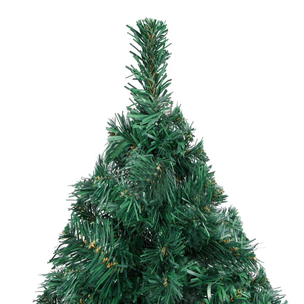 vidaXL Dirbtinė Kalėdų eglutė su storomis šakomis, žalia, 210cm