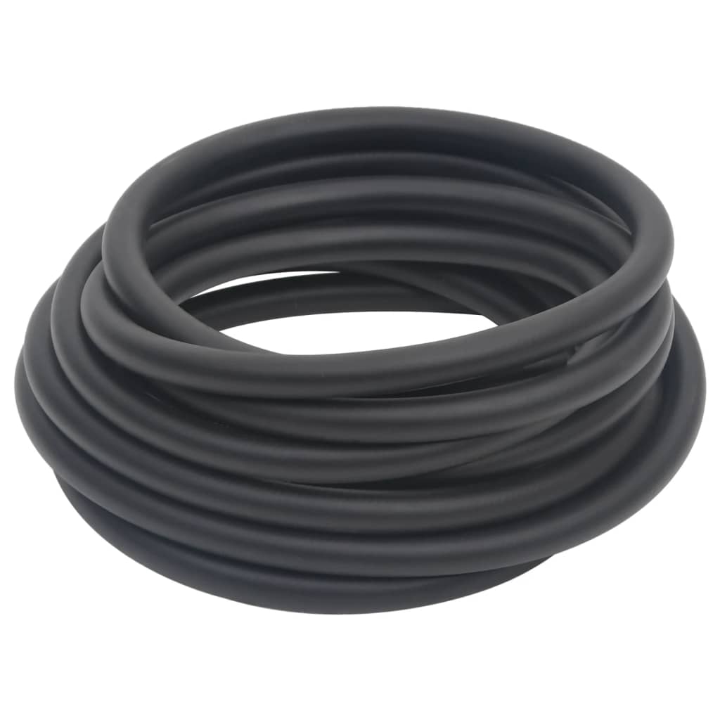 vidaXL Hibridinė oro žarna, juodos spalvos, 0,6", 5m, guma ir PVC