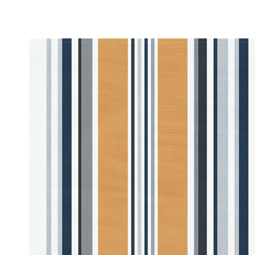 vidaXL Pakaitinis audinys markizei, įvairių spalvų, 4x3,5m, dryžuotas