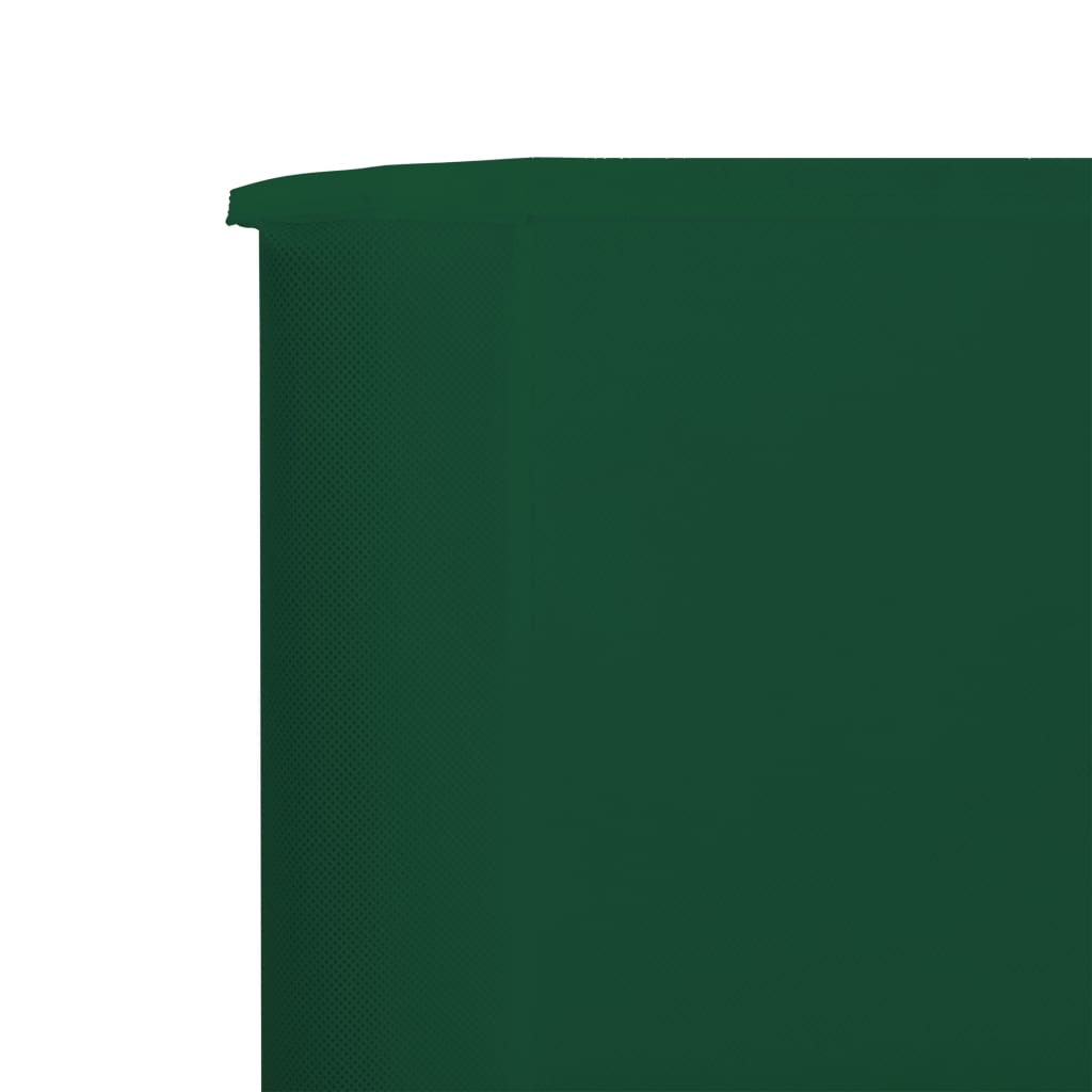 vidaXL Uždanga nuo vėjo, 3 plokštės, žalia, 400x160cm, audinys