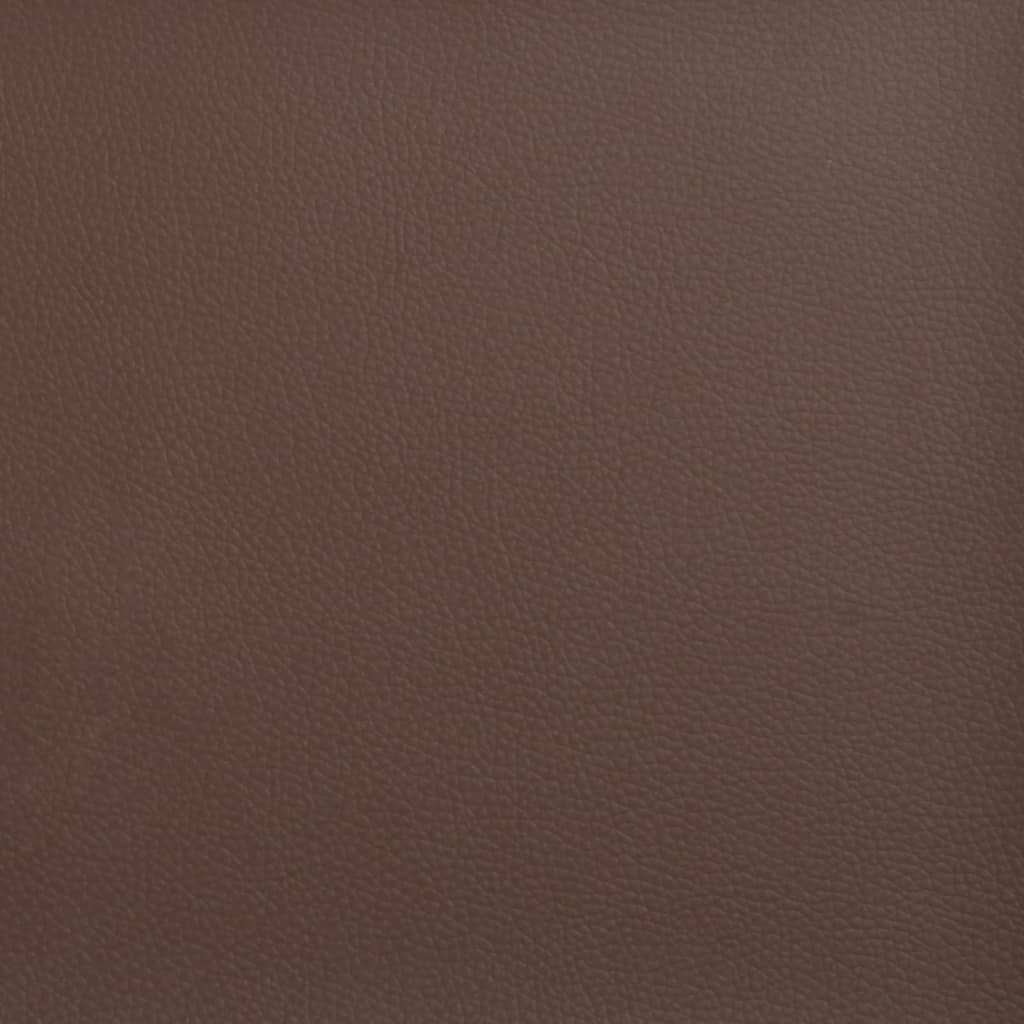 vidaXL Pagalvėlės, 2vnt., rudos spalvos, 40x40cm, dirbtinė oda