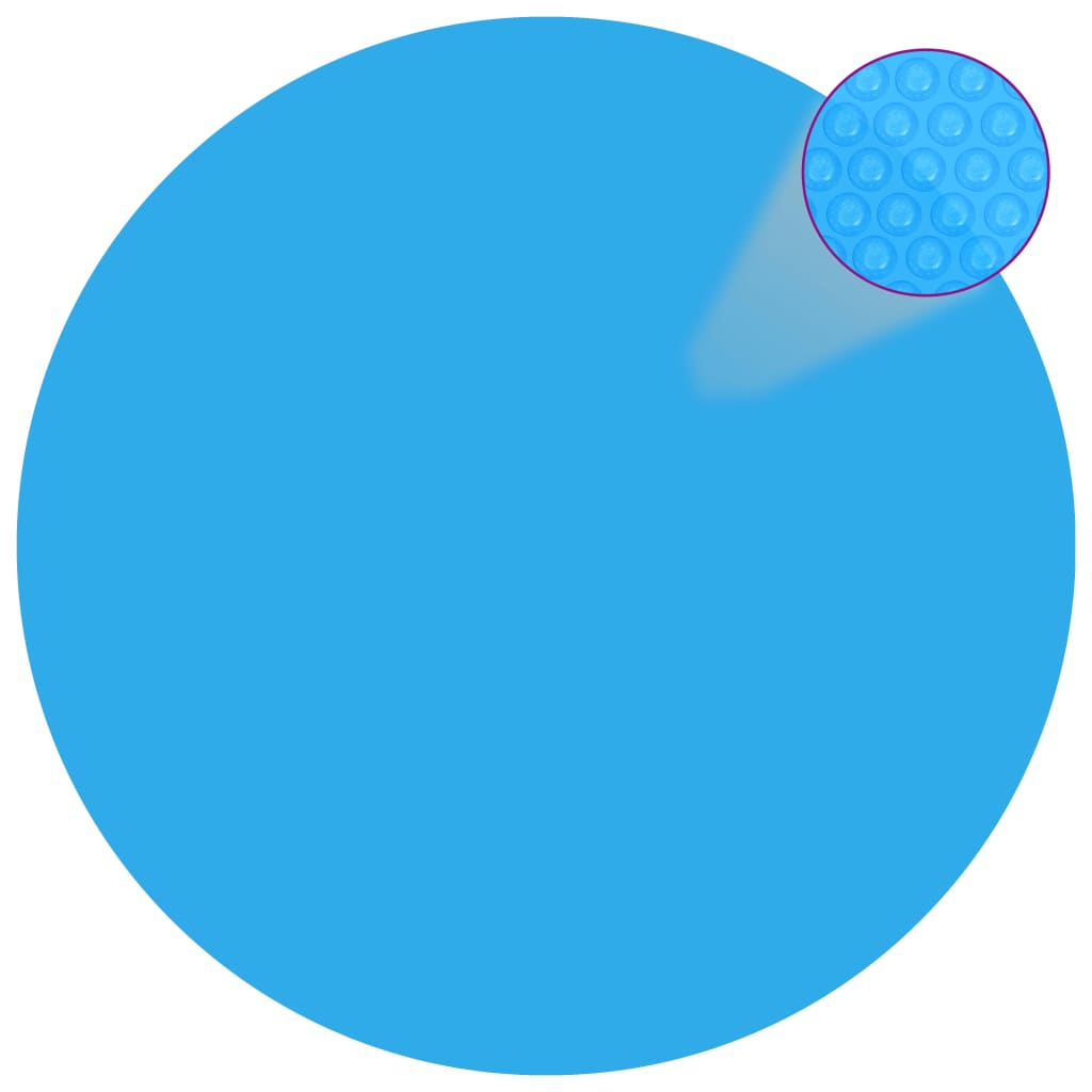 Apvalus Baseino Uždangalas, 488 cm, PE, Mėlynas