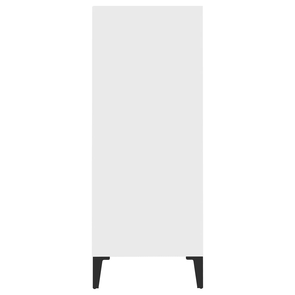 vidaXL Šoninė spintelė, baltos spalvos, 57x35x90cm, MDP