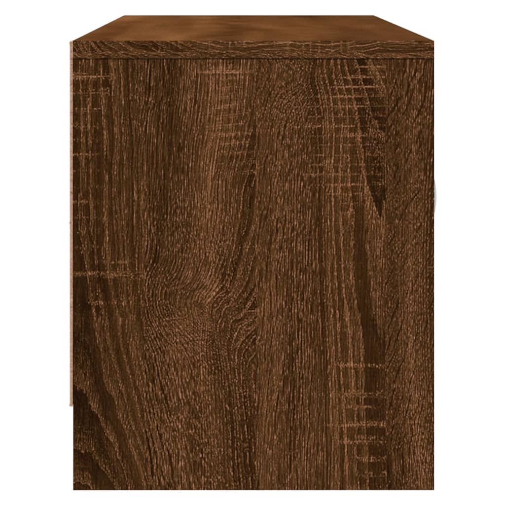 vidaXL Televizoriaus spintelė, ruda ąžuolo, 102x30x37,5cm, mediena