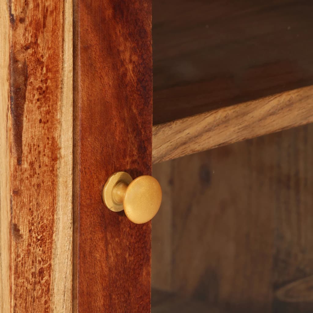 vidaXL Komoda, 40x34x110cm, akacijos medienos masyvas