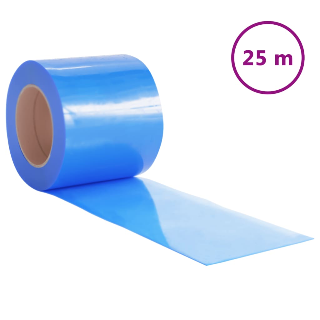vidaXL Durų užuolaida, mėlyna, 200mmx1,6mm, 25m, PVC