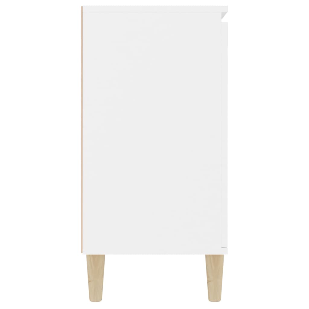 vidaXL Šoninė spintelė, baltos spalvos, 103,5x35x70cm, MDP