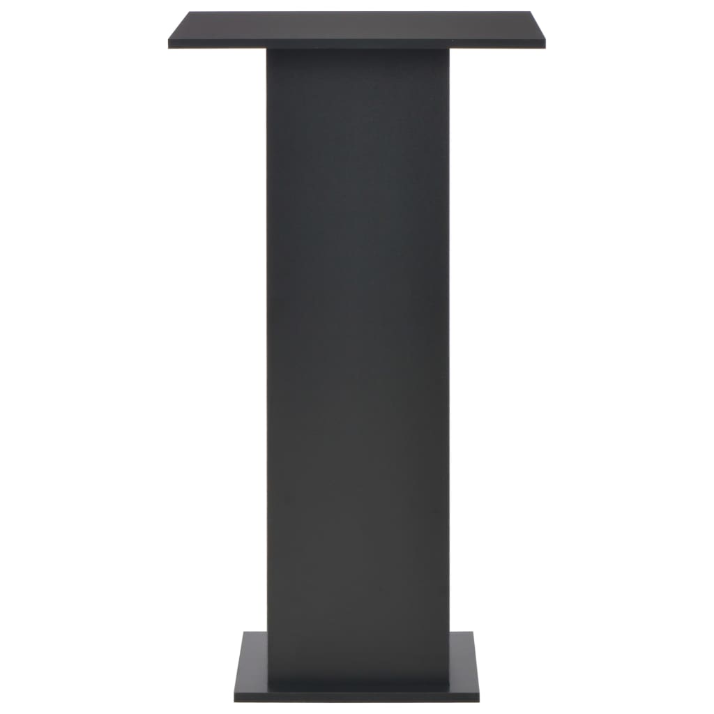 vidaXL Baro stalas, 60x60x110cm, juodas