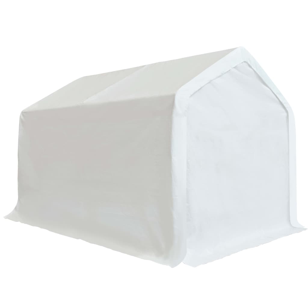 vidaXL Sandėliavimo palapinė, baltos spalvos, 3x6m, PE
