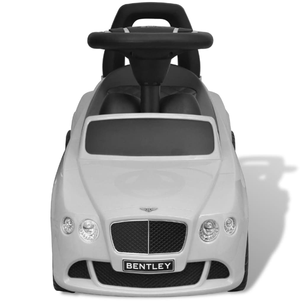 Bentley Vaikiškas Automobilis Paspirtukas, Baltas