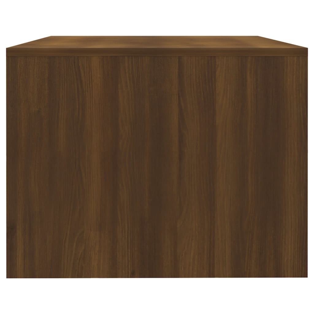 vidaXL Kavos staliukas, rudas ąžuolo, 102x55x42cm, mediena