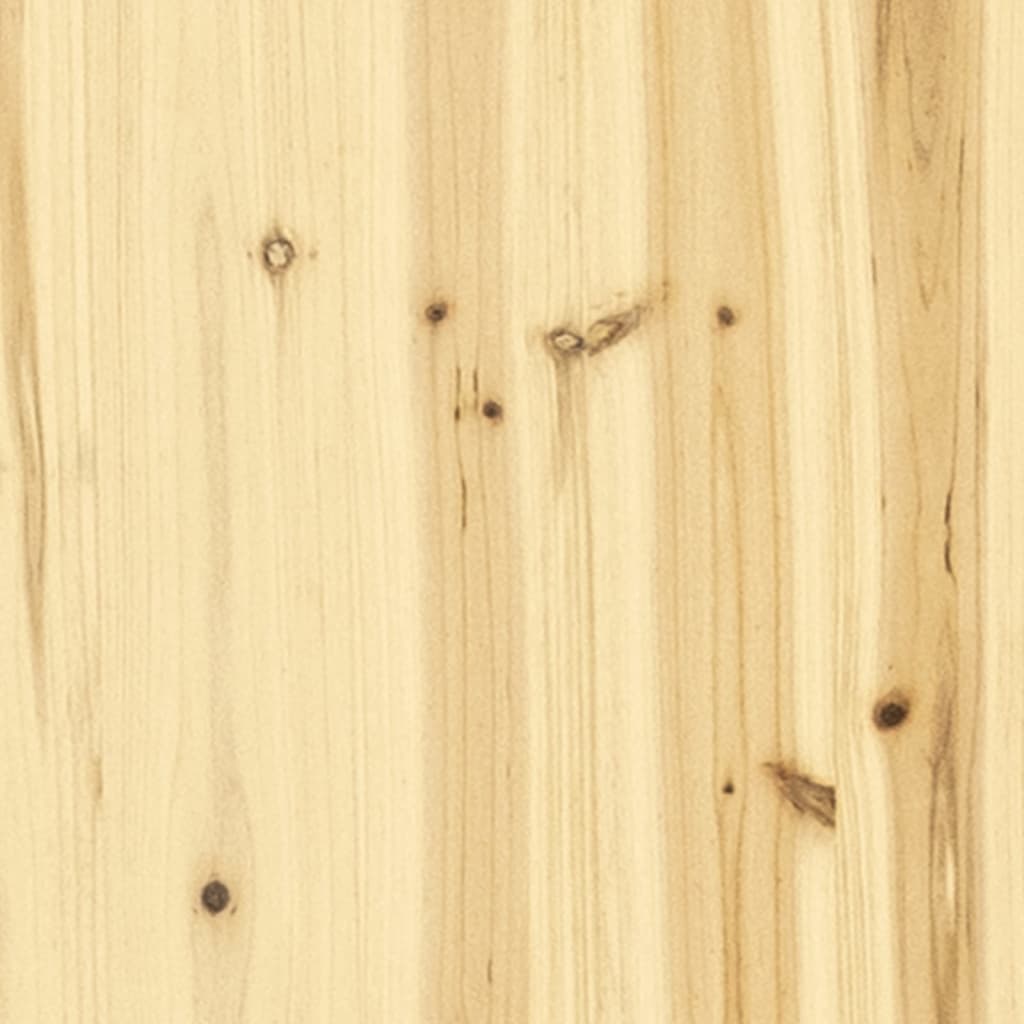vidaXL Naktinė spintelė, 40x30,5x40cm, eglės medienos masyvas