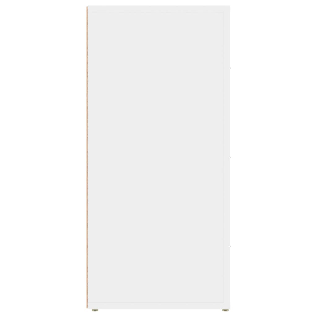 vidaXL Šoninė spintelė, baltos spalvos, 40x33x70cm, apdirbta mediena