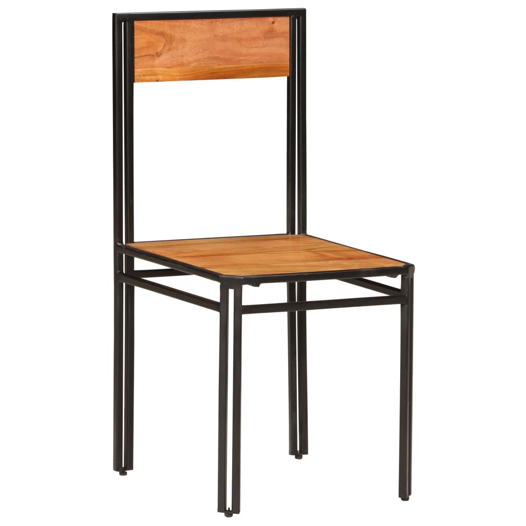 vidaXL Valgomojo kėdės, 2 vnt., akacijos medienos masyvas