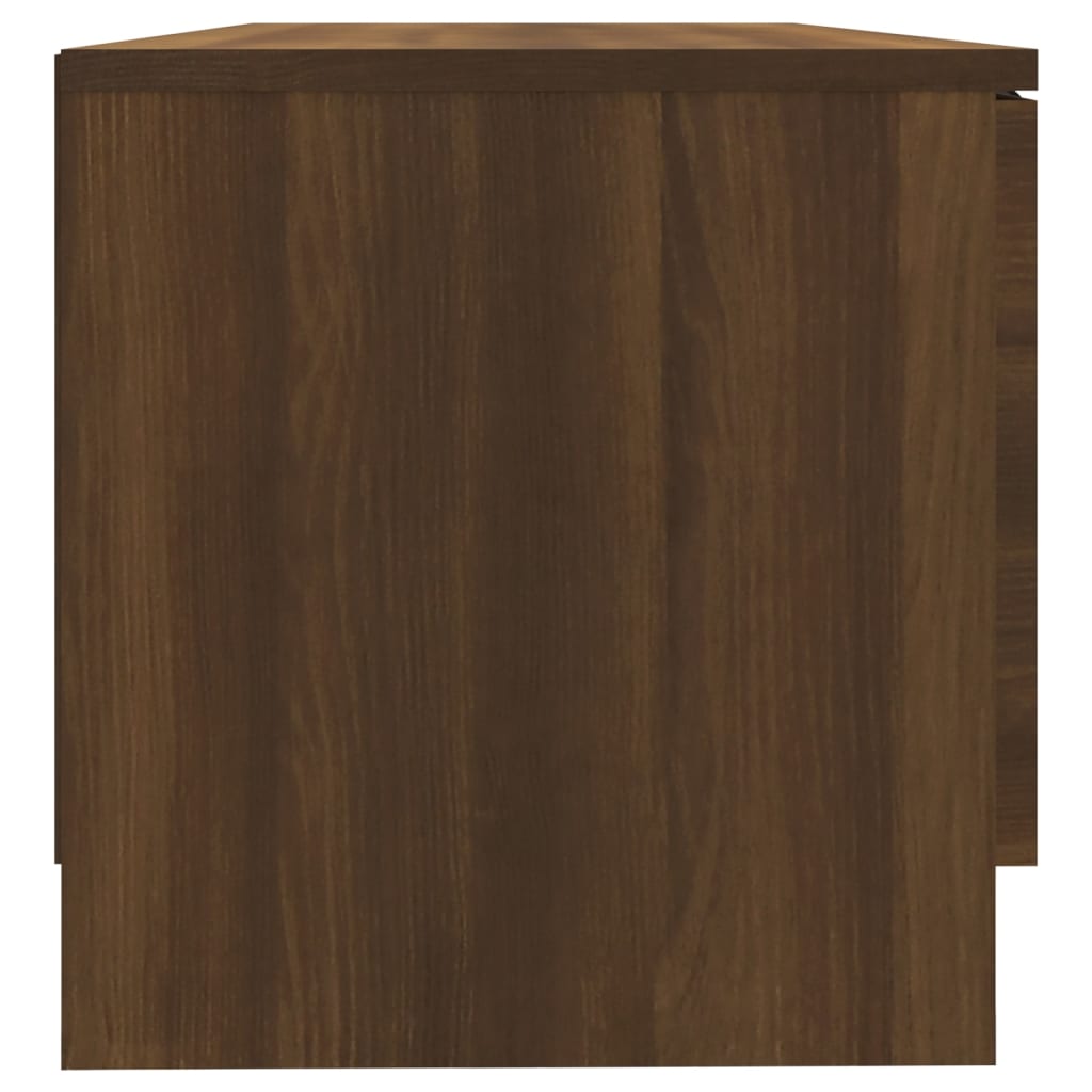 vidaXL Televizoriaus spintelė, ruda, 80x35x36,5cm, apdirbta mediena