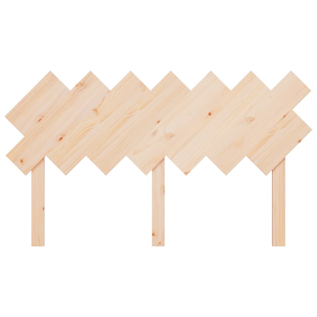 vidaXL Lovos galvūgalis, 141x3x80,5cm, pušies medienos masyvas