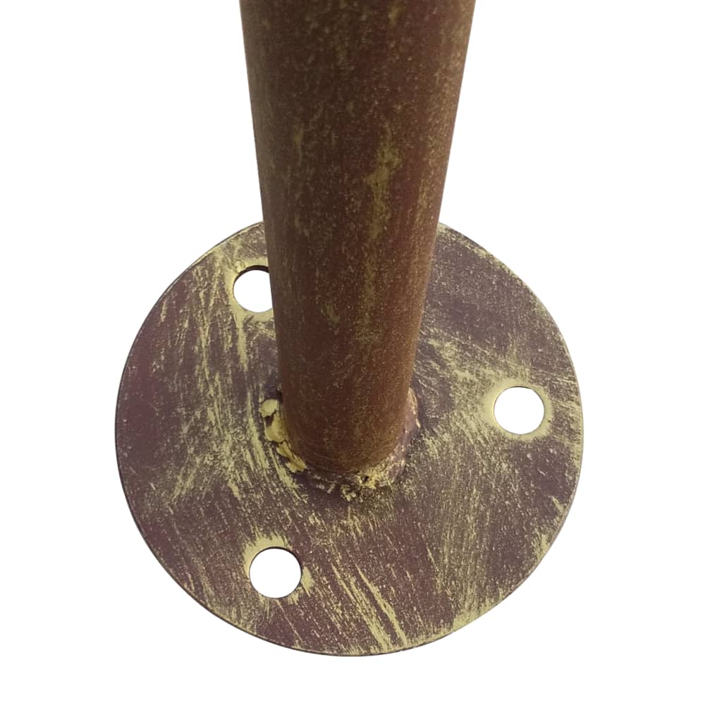 vidaXL Sodo pergolė, senovinės rudos spalvos, 6x3x2,5m, geležis