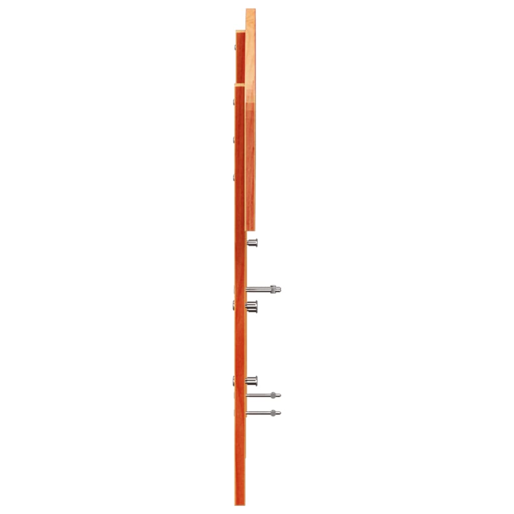 vidaXL Galvūgalis, vaško rudos spalvos, 140cm, pušies medienos masyvas