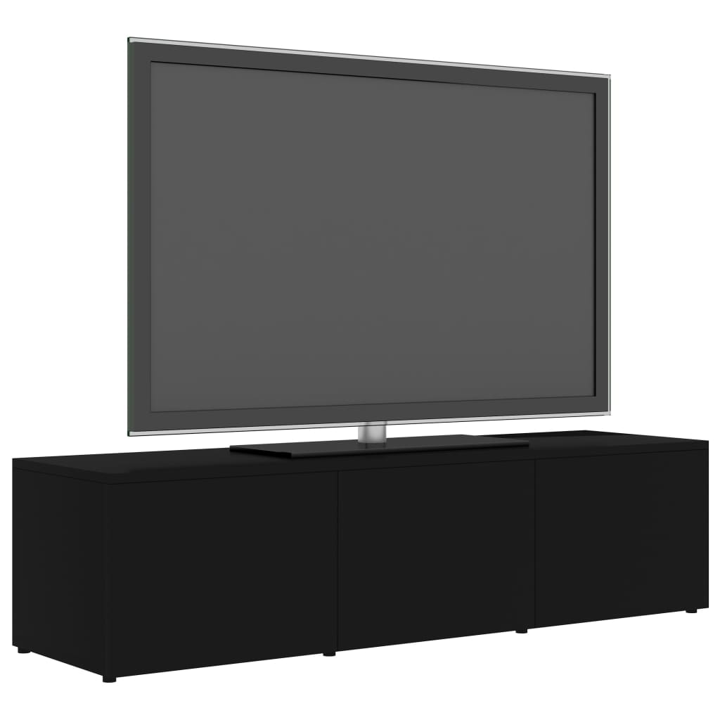 vidaXL Televizoriaus spintelė, juodos spalvos, 120x34x30cm, MDP