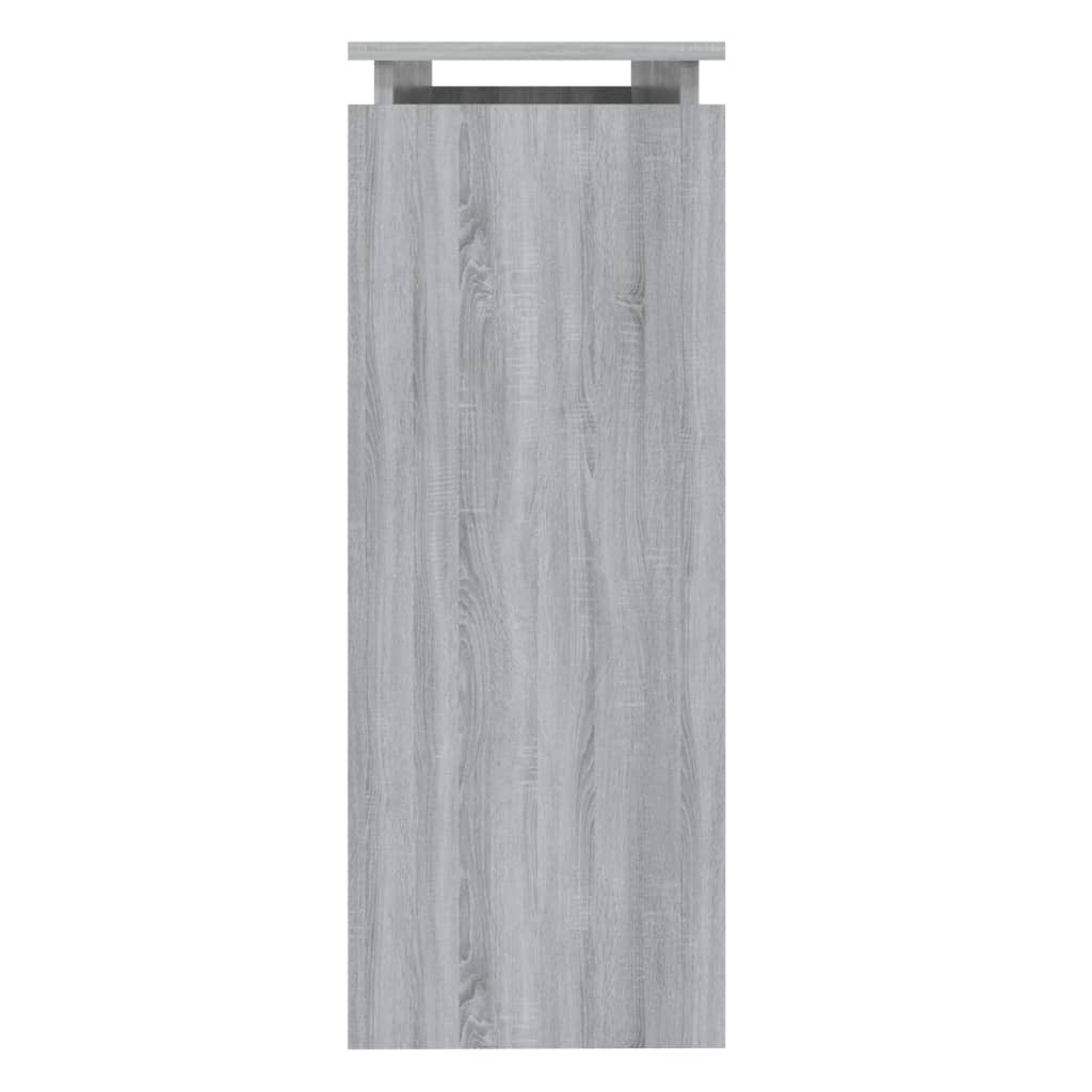 vidaXL Konsolinis staliukas, pilkas ąžuolo, 102x30x80cm, mediena