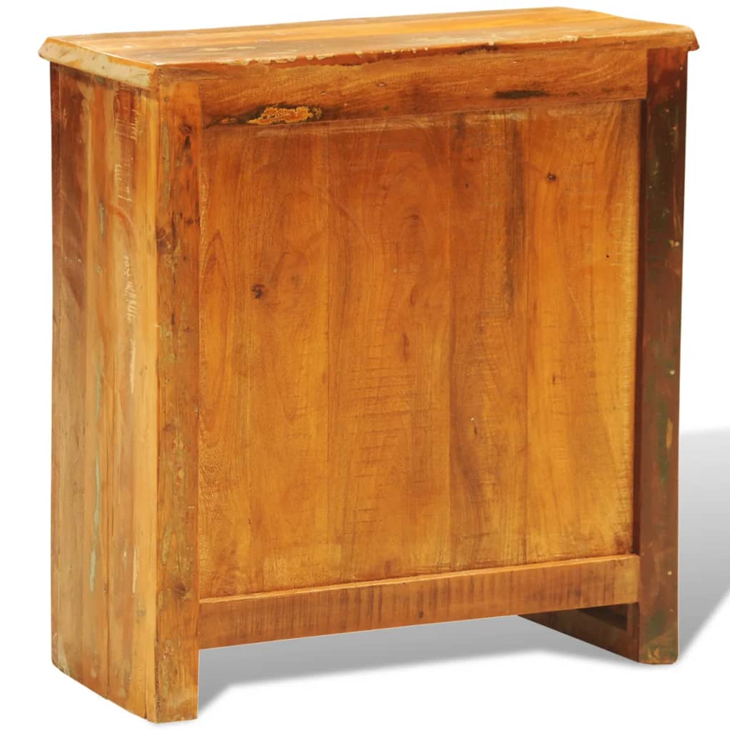 vidaXL Perdirbtos masyvios medienos spintelė su 2 durimis, vintažinė