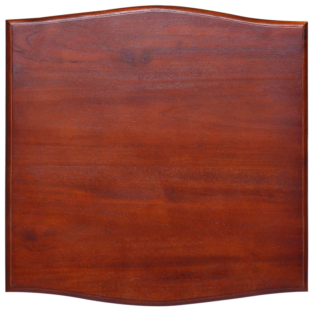 vidaXL Naktinė spintelė, klasikinė ruda, raudonmedžio medienos masyvas