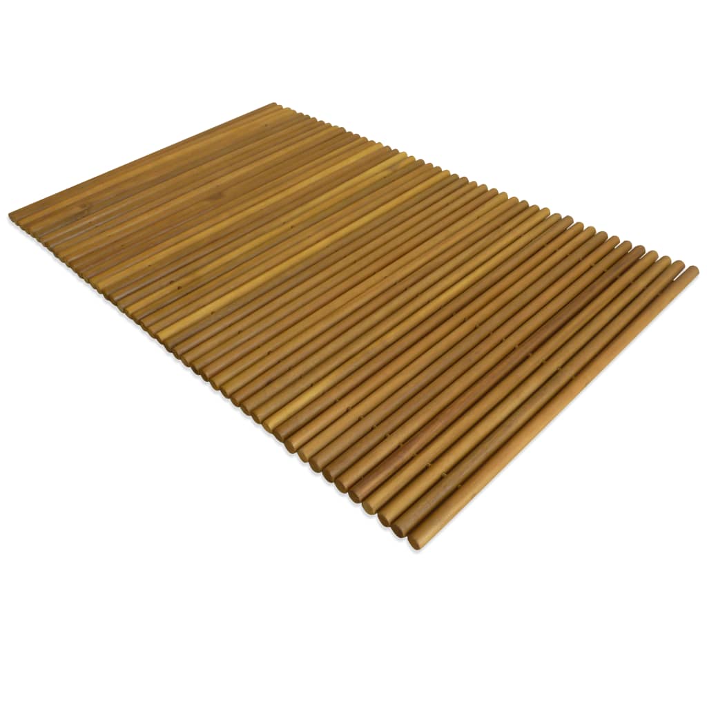 vidaXL Vonios kilimėlis, akacijos mediena, 80 x 50 cm