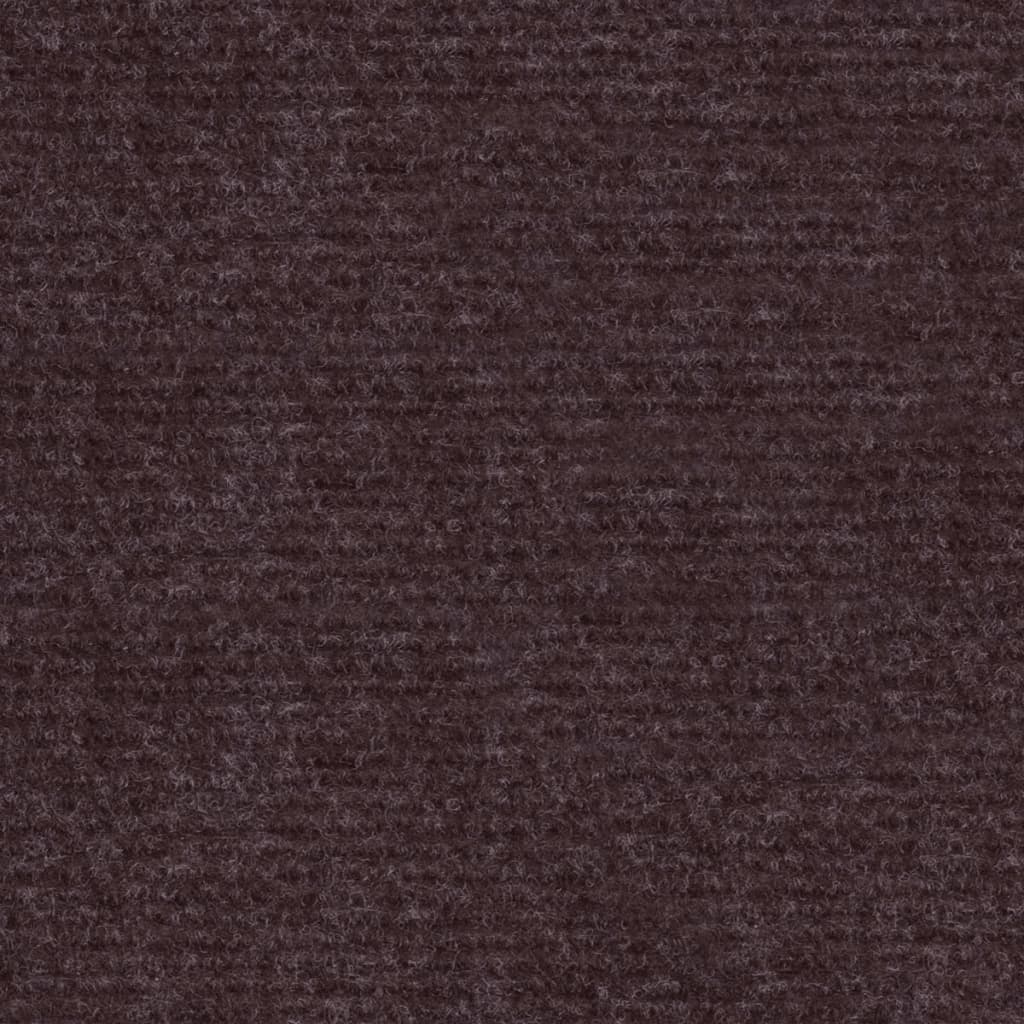 vidaXL Parodų kilimas, rudos spalvos, 1,2x20m, stulpelių dizaino