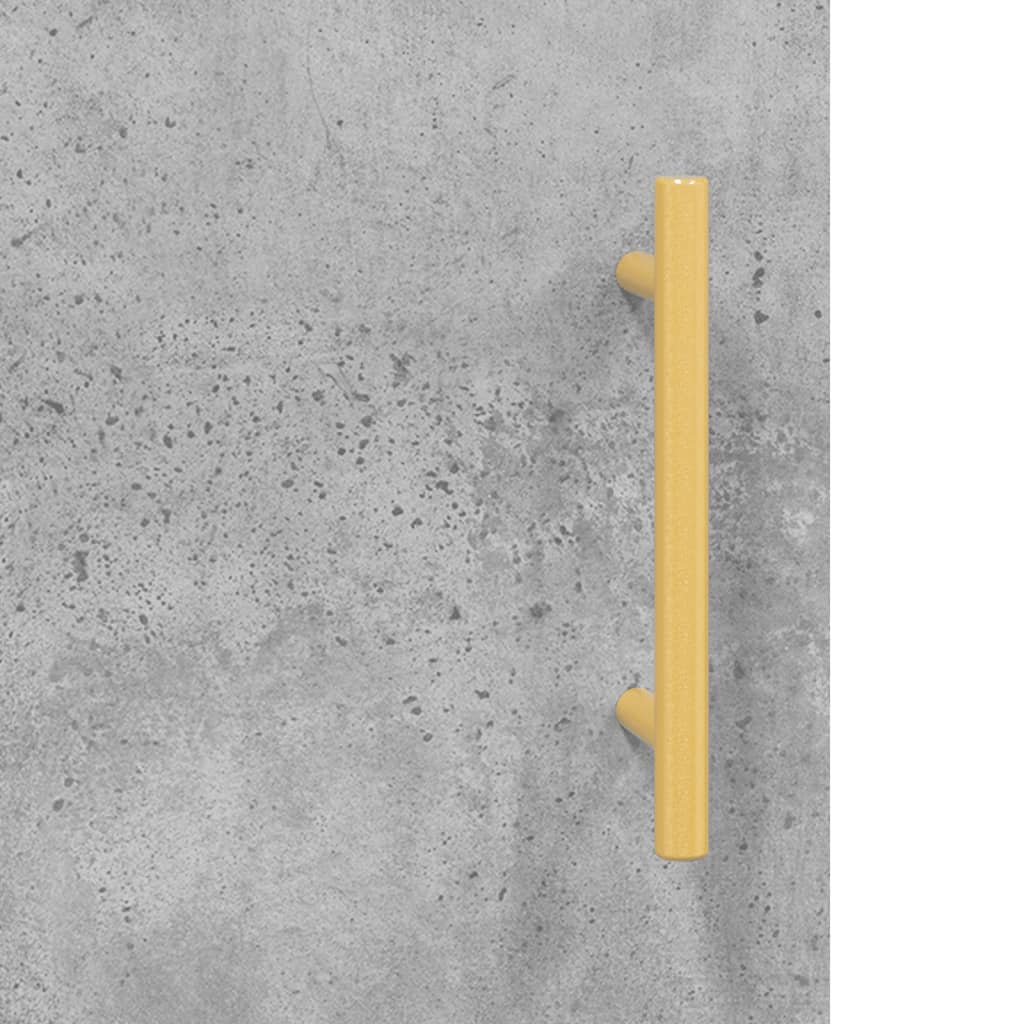 vidaXL Sieninė spintelė, betono pilka, 60x31x60cm, apdirbta mediena