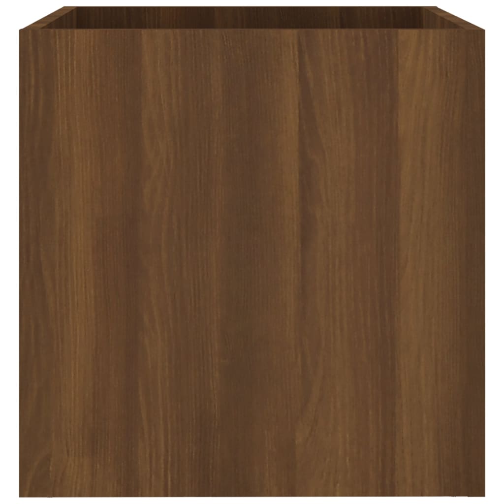 vidaXL Lovelis, rudos ąžuolo spalvos, 40x40x40cm, apdirbta mediena