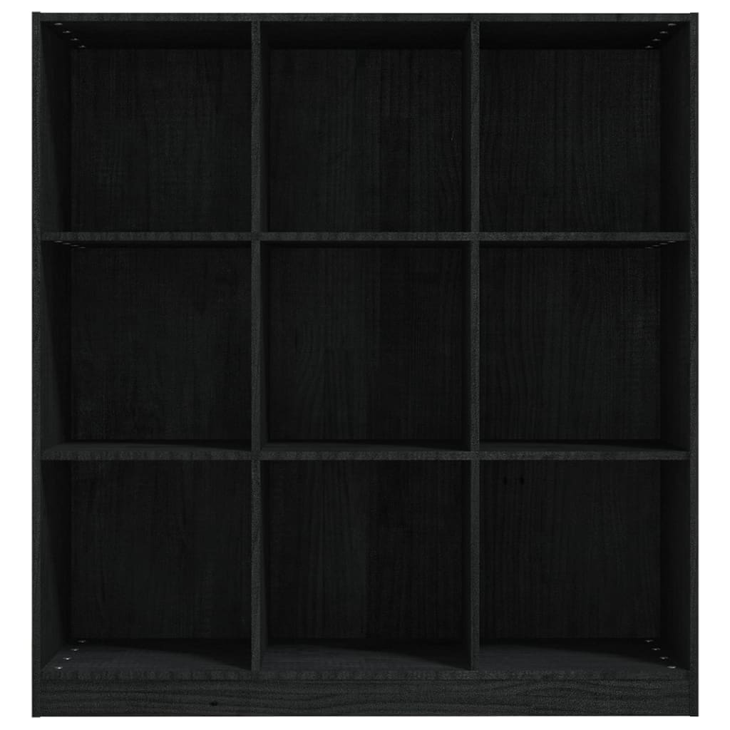 vidaXL Spintelė/kambario pertvara, juoda, 104x33,5x110cm, pušis