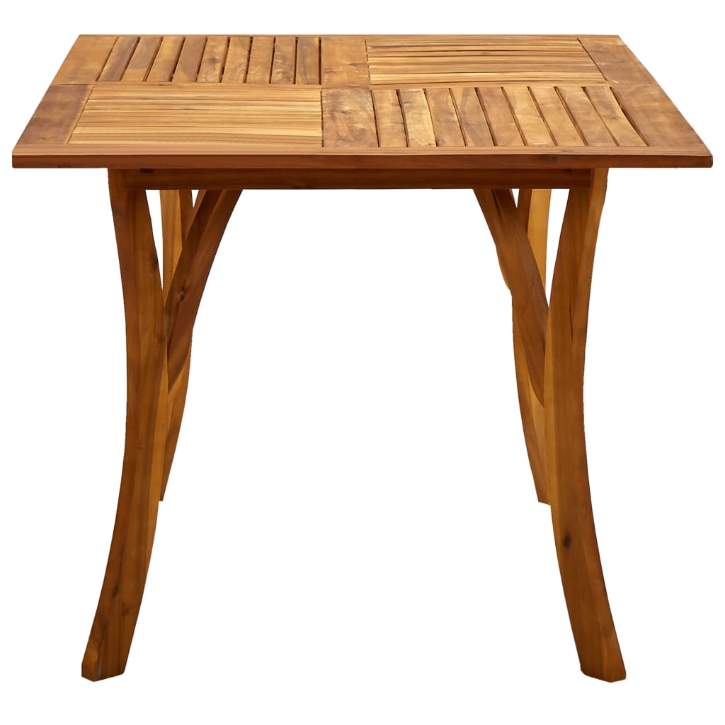 vidaXL Sodo stalas, 150x90x75cm, akacijos medienos masyvas