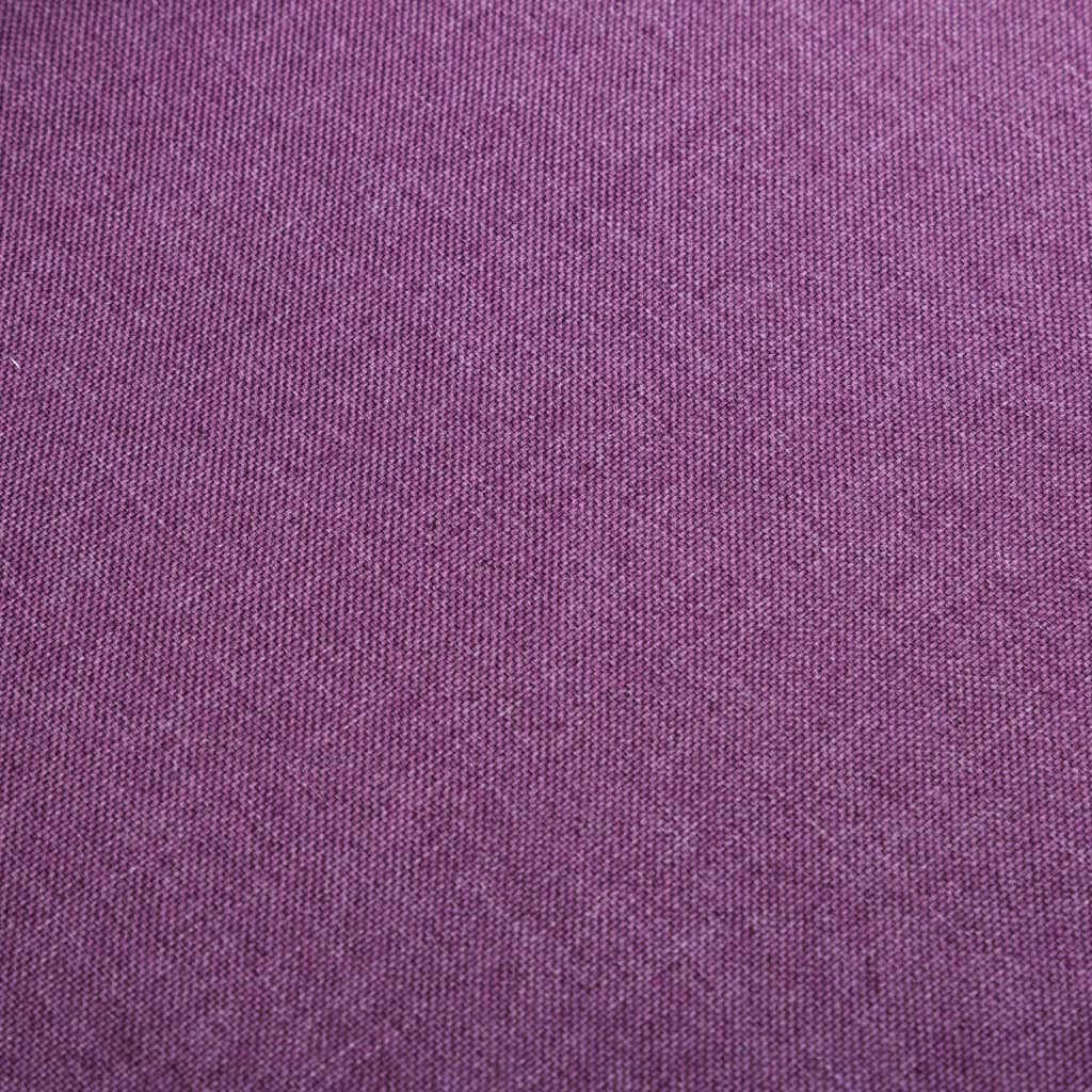vidaXL Krėslas, violetinės spalvos, audinys