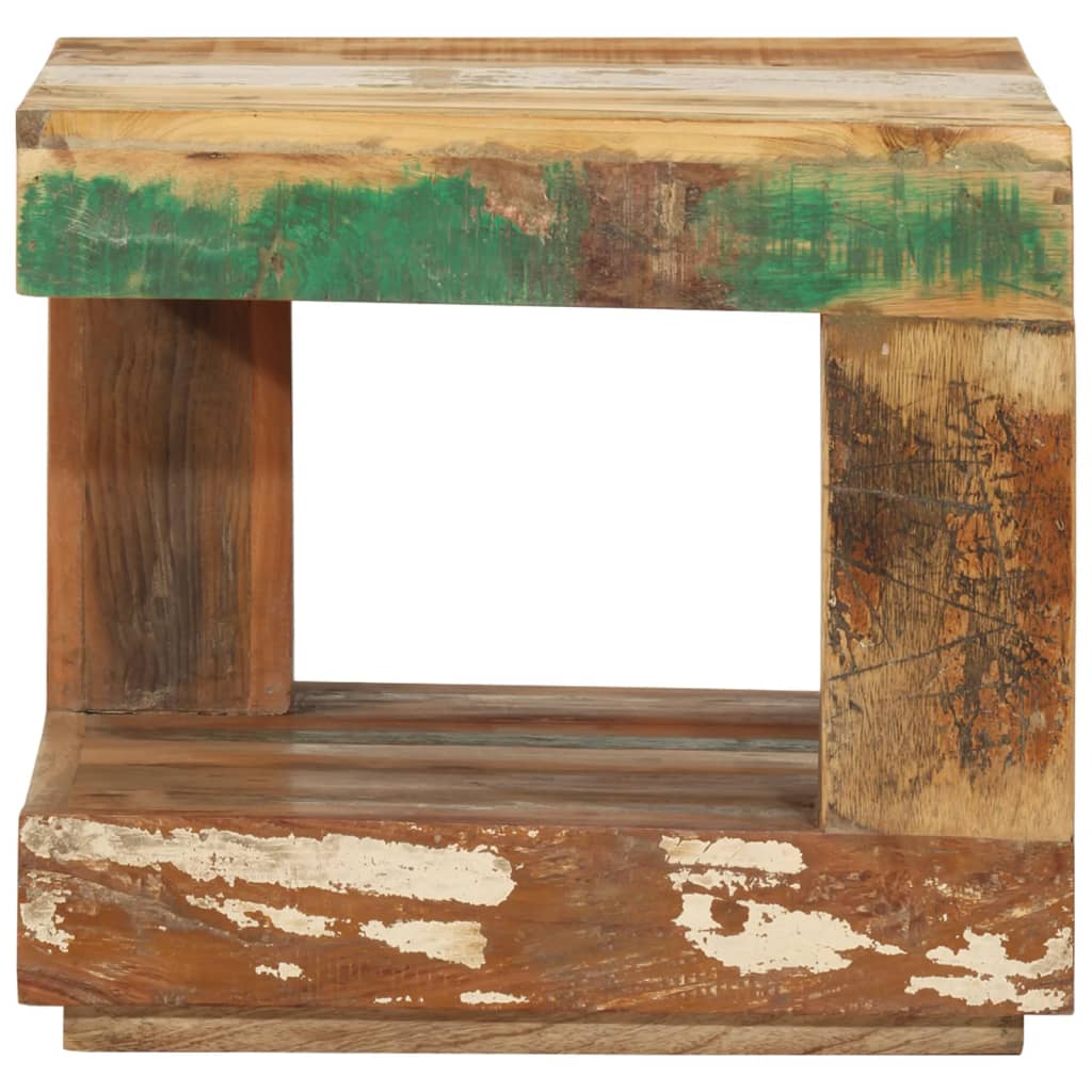 vidaXL Kavos staliukas, 45x45x40cm, perdirbtos medienos masyvas