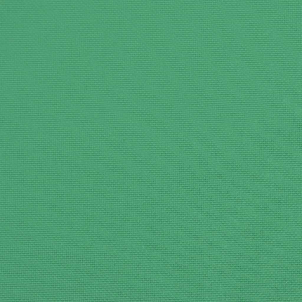 vidaXL Saulės gulto čiužinukas, žalios spalvos, 200x60x3cm, audinys