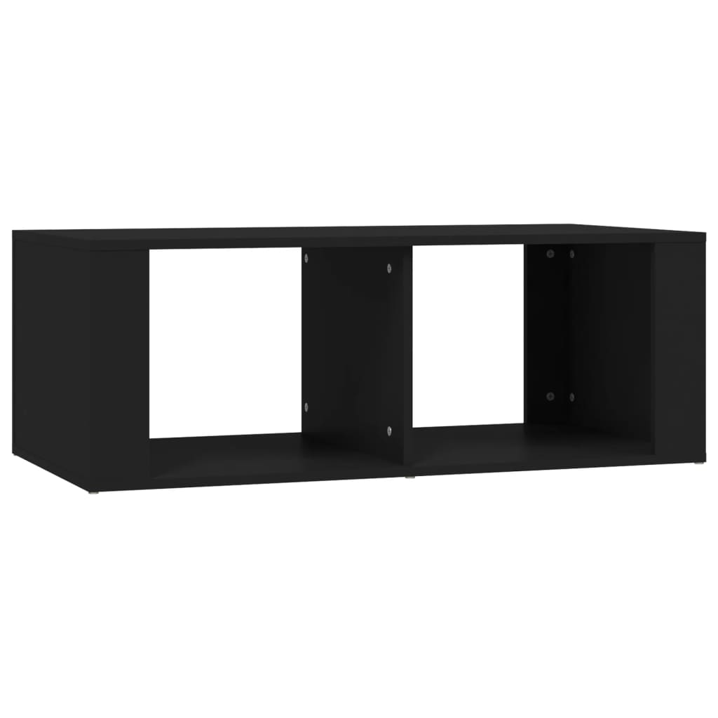vidaXL Kavos staliukas, juodos spalvos, 100x50x36m, apdirbta mediena