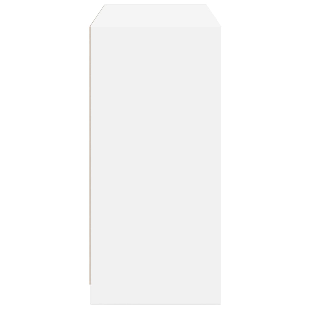 vidaXL Drabužių spinta, baltos spalvos, 77x48x102cm, MDP