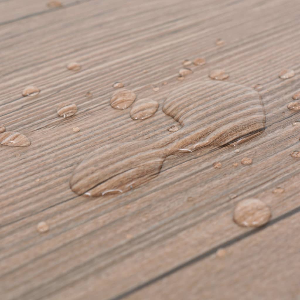 vidaXL PVC grindų plokštės, prilipdomos, 5,02m², 2mm, ąžuolo ruda