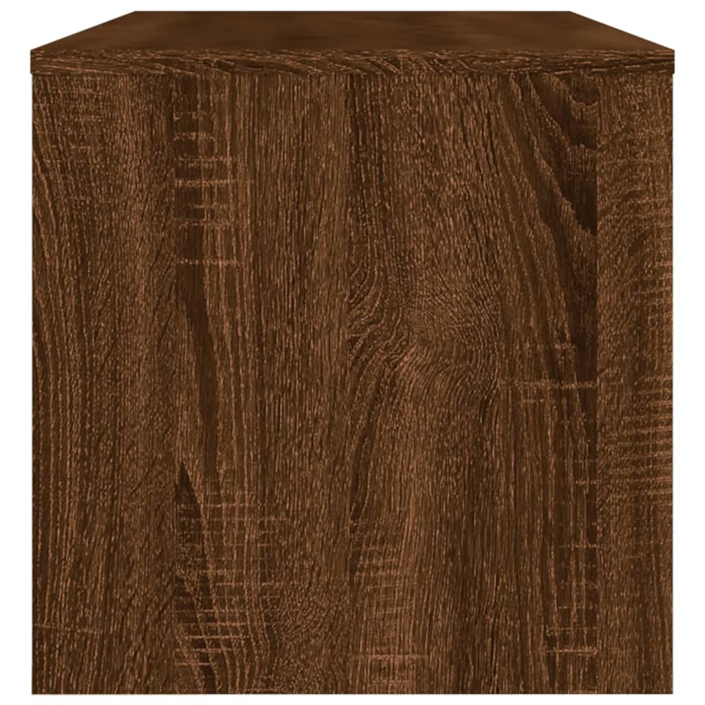 vidaXL TV spintelė, ruda ąžuolo, 120x34x37cm, apdirbta mediena
