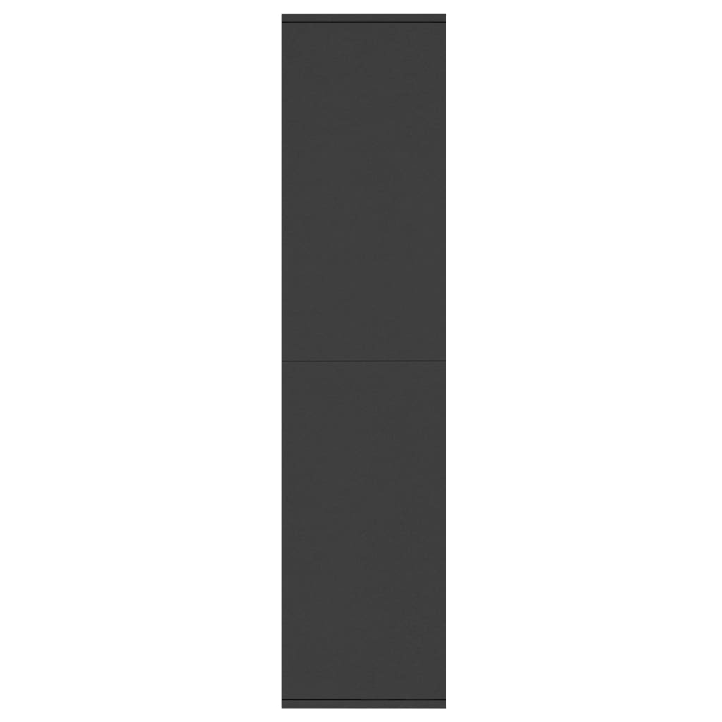 vidaXL Knygų/šoninė spintelė, juodos spalvos, 66x30x130cm, MDP