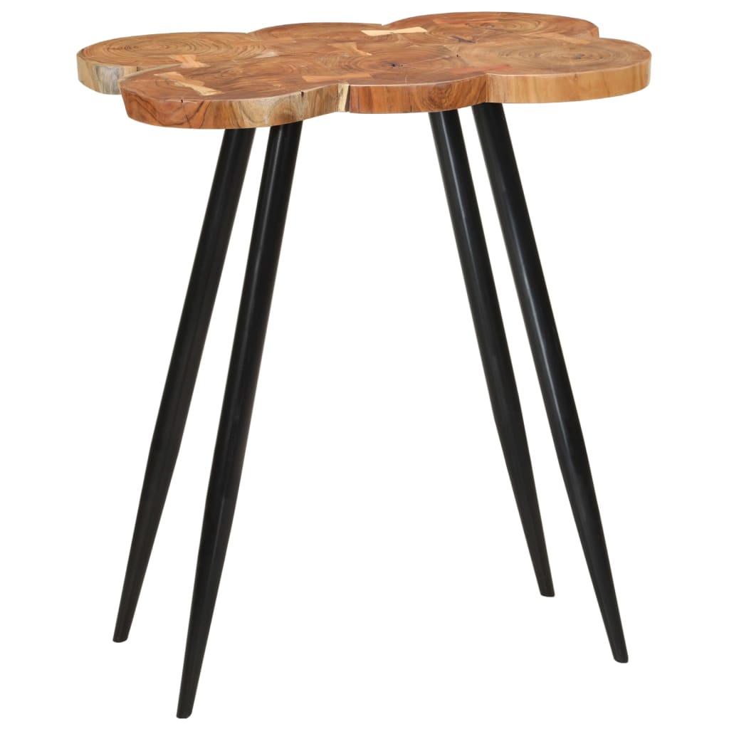 vidaXL Rąstinis baro stalas, 90x54x105cm, akacijos medienos masyvas