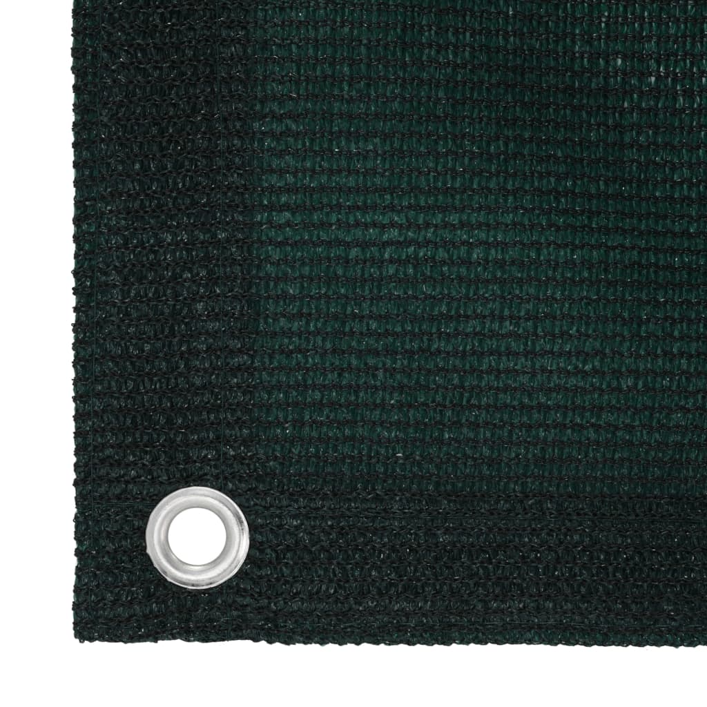vidaXL Palapinės kilimėlis, žalios spalvos, 250x500 cm, HDPE