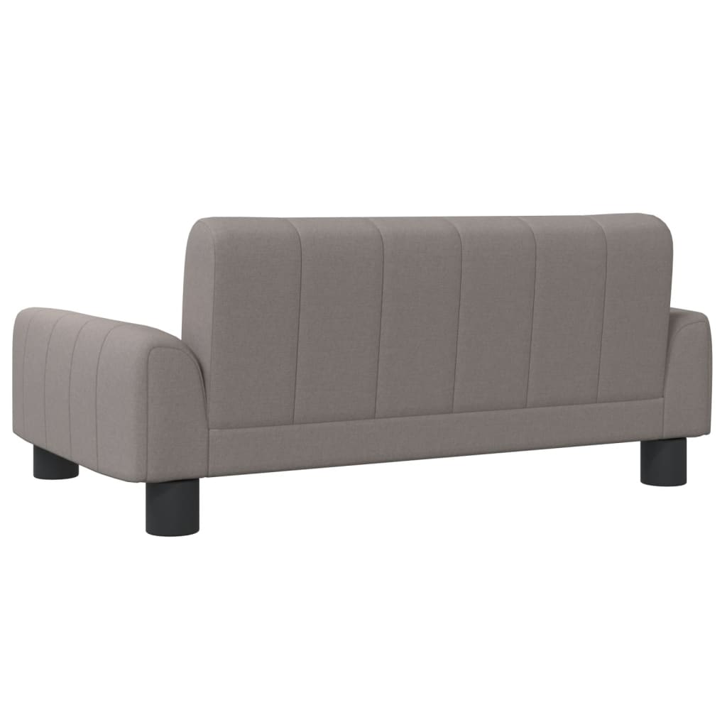 vidaXL Vaikiška sofa, taupe spalvos, 70x45x30cm, audinys