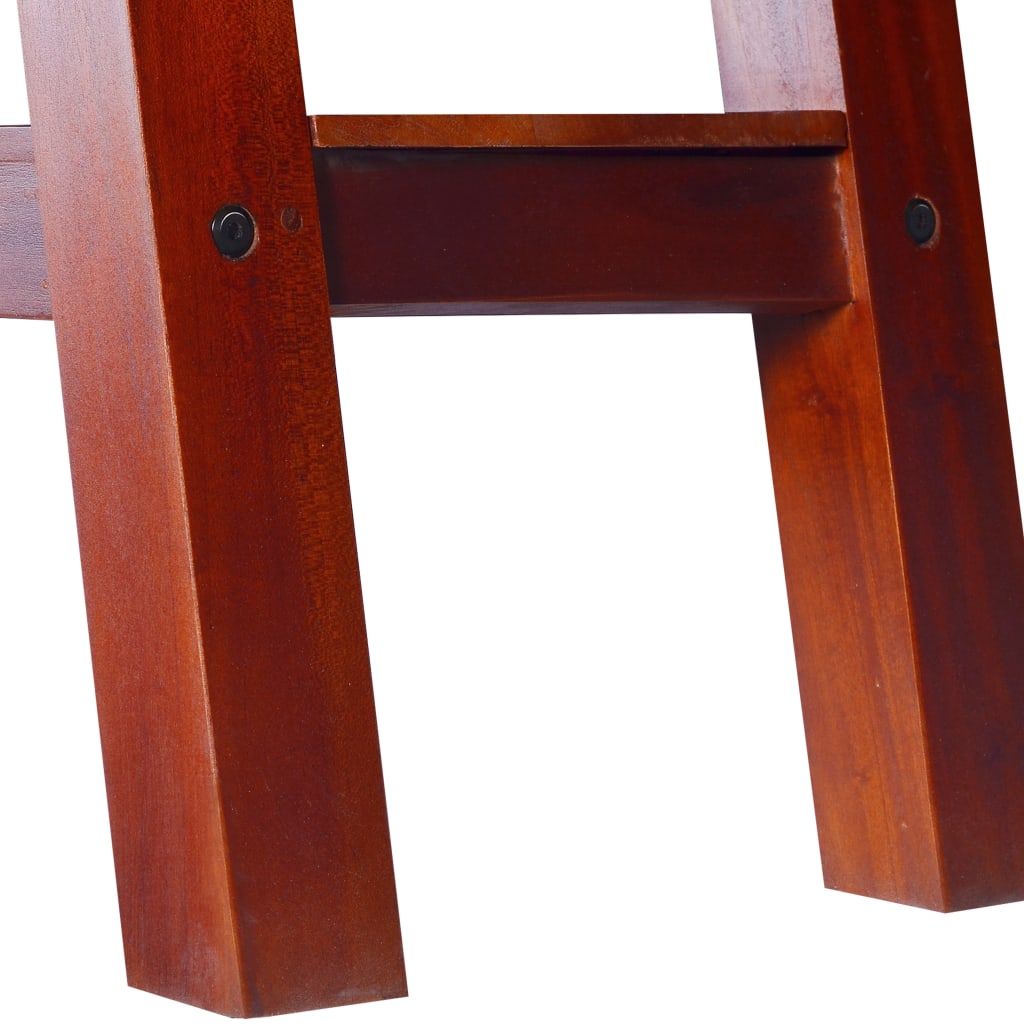vidaXL Konsolinis staliukas, rudas, 90x30x75cm, raudonmedžio masyvas