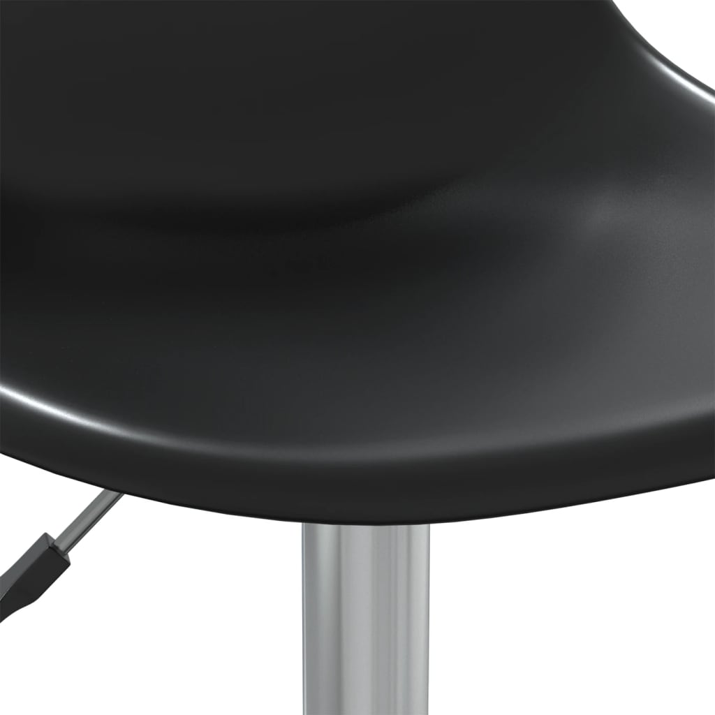 vidaXL Pasukama biuro kėdė, juodos spalvos, PP